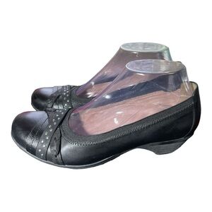 Abeo Nellie Womens 7M 
Leather Heels Pumps Shoes Black
Comfort Career Dress